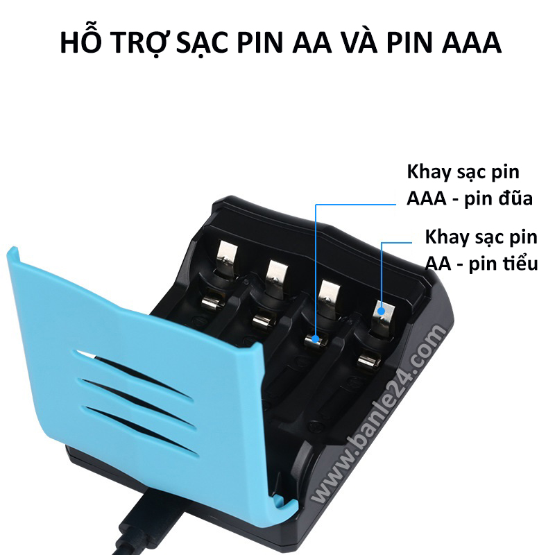 pin kèm sạc nhanh C9001