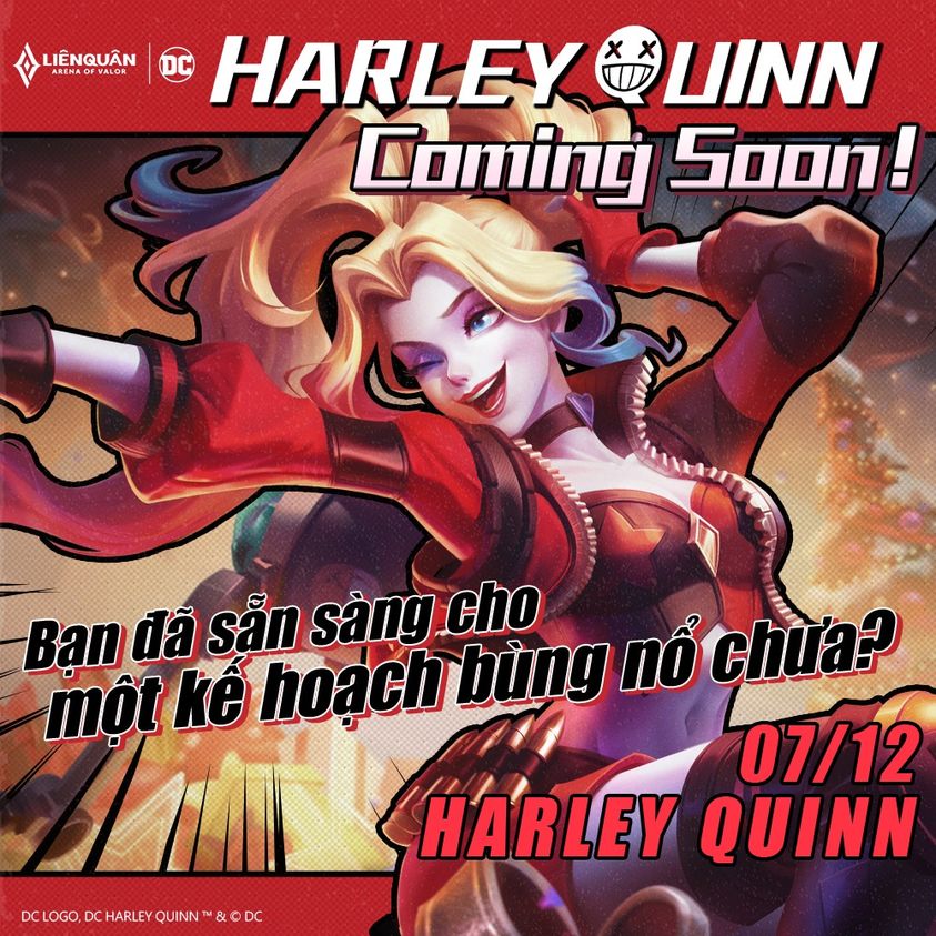 Skin Capheny Harley Quinn ra mắt