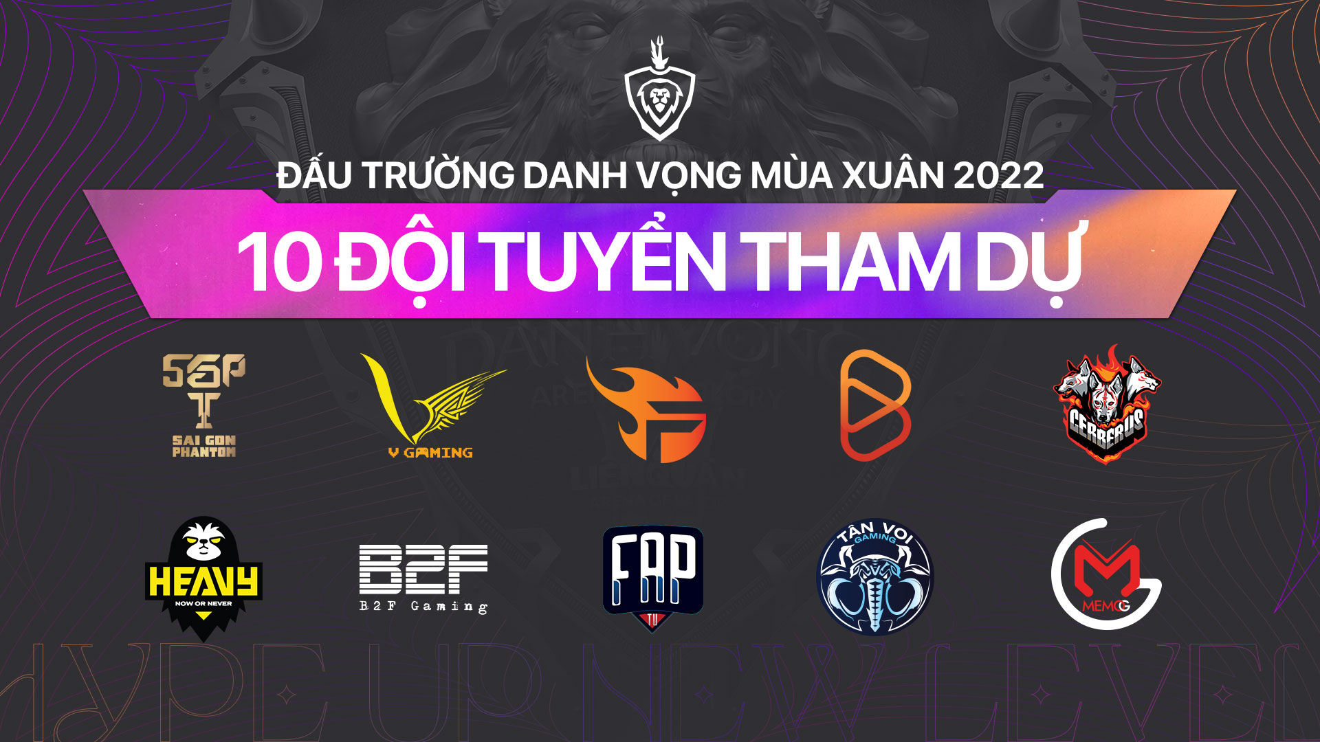 các đội thi đấu ĐTDV Mùa Xuân 2022