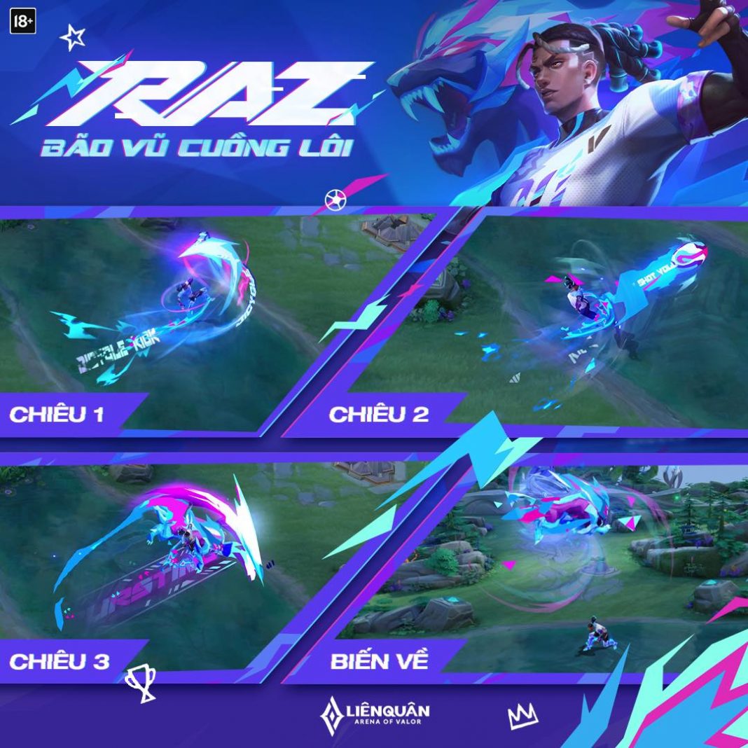 Full Skin Raz Nhận Skin Raz Bão Vũ Cuồng Lôi: SK Đường Tới Khung Thành - VTC Pay Blog