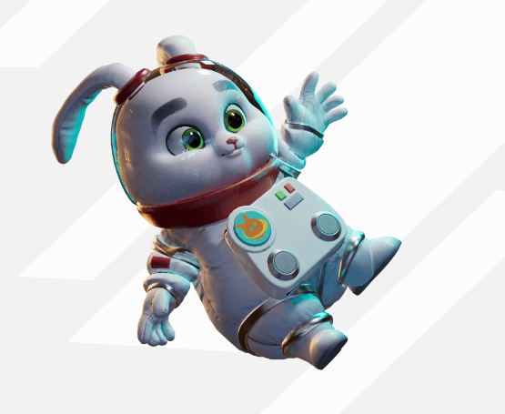Nhân vật Astronaut Rabbit -Kho Báu Falcon