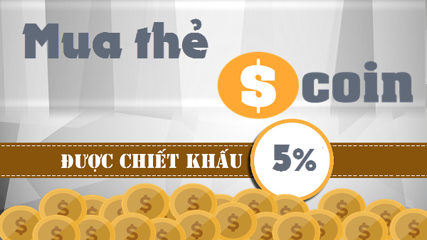 Nạp thẻ Scoin chiết khấu cao