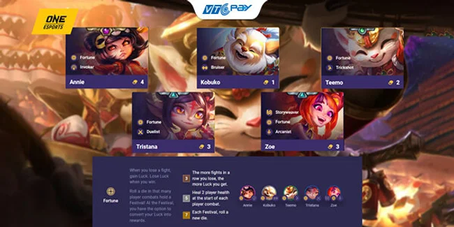 đội hình thần tài Đấu Trường Chân lý mùa 11 đội hình thần tài