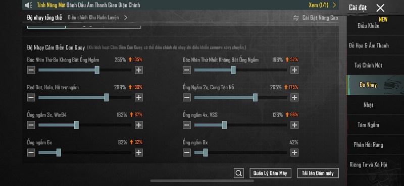 cách chỉnh độ nhạy pubg