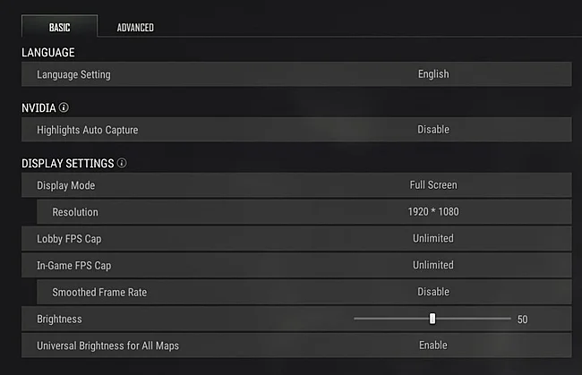 setting pubg pc setting PUBG PC hiệu quả