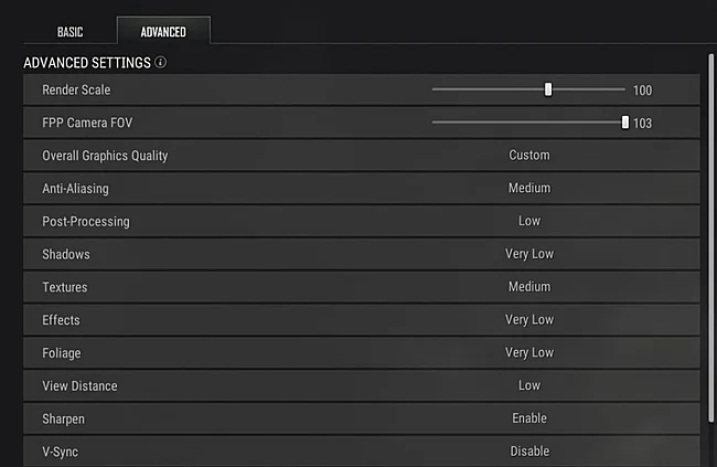 setting PUBG PC hiệu quả