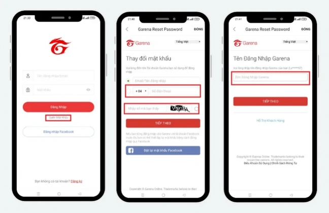 tạo tài khoản garena