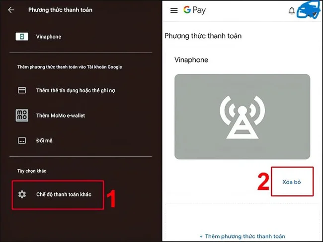 đổi tài khoản thanh toán google play