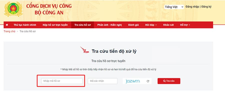 Tra cứu hộ chiếu online