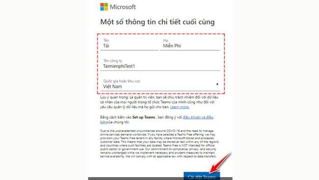 tải Teams Microsoft