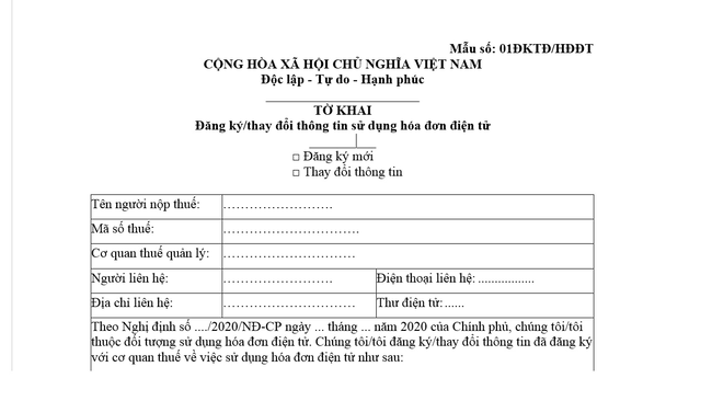 chuyển đổi hóa đơn điện tử
