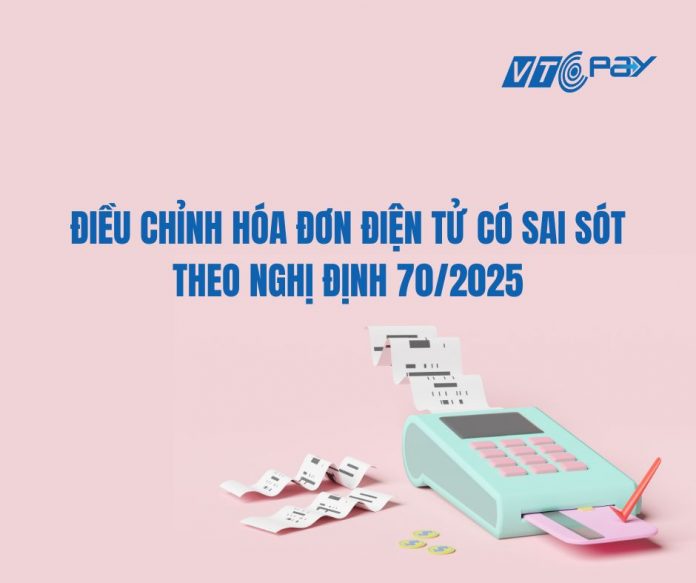 Điều chỉnh hóa đơn điện tử