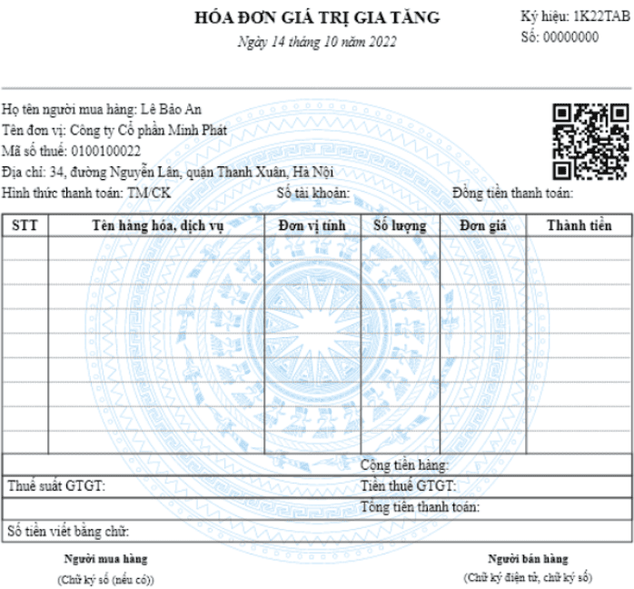 hóa đơn gtgt điện tử