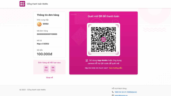 nạp thẻ Gosu online 
