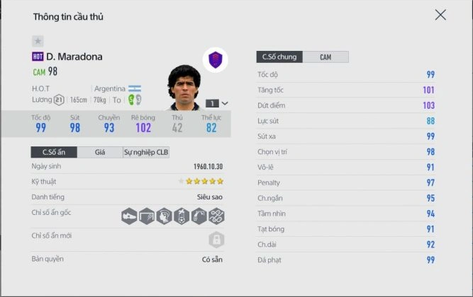 nâng cấp cầu thủ fo4