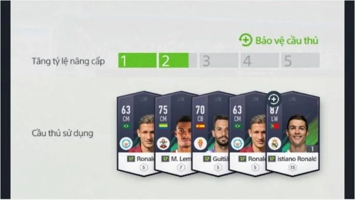 nâng cấp cầu thủ fo4