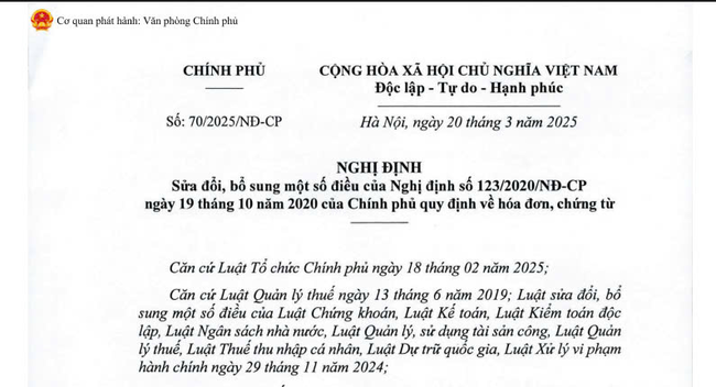 quy định xuất hóa đơn điện tử