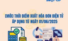 thời điểm xuất hóa đơn điện tử