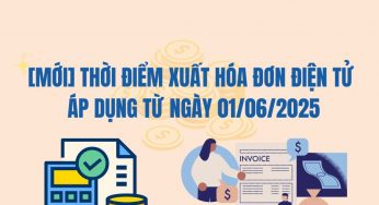 [Mới] Thời điểm xuất hóa đơn điện tử áp dụng từ ngày 01/06/2025