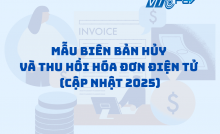 Biên bản hủy và thu hồi hóa đơn điện tử