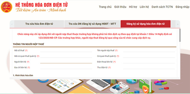  xuất hóa đơn điện tử