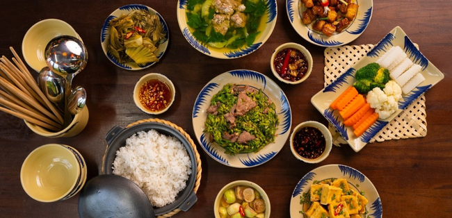 nhà hàng cơm quê Hà Nội 