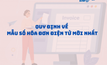 Quy định về mẫu số hóa đơn điện tử