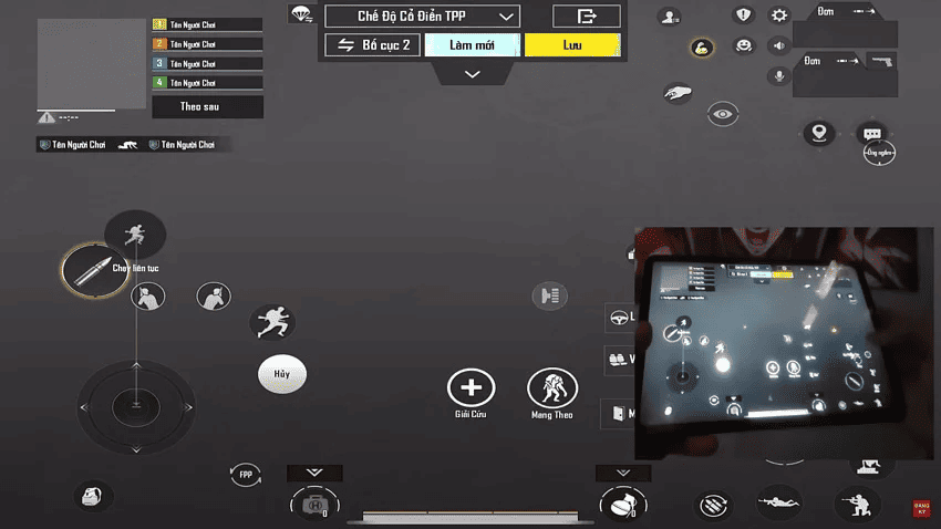 setting 4 ngón pubg