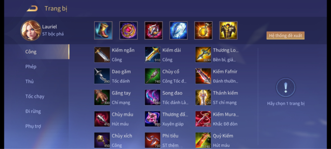 cách chơi Lauriel cách chơi Lauriel