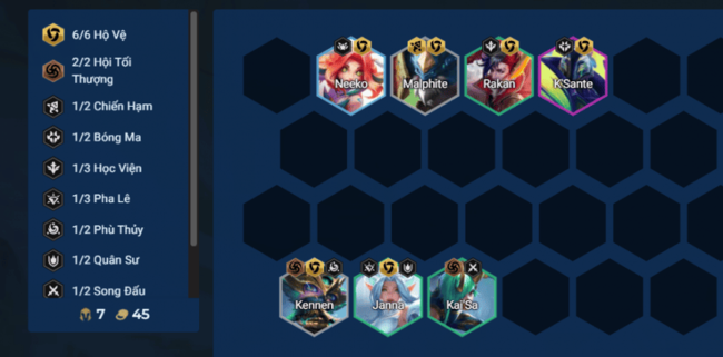 trang bị đội hình Kennen