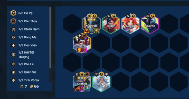 trang bị đội hình Kennen