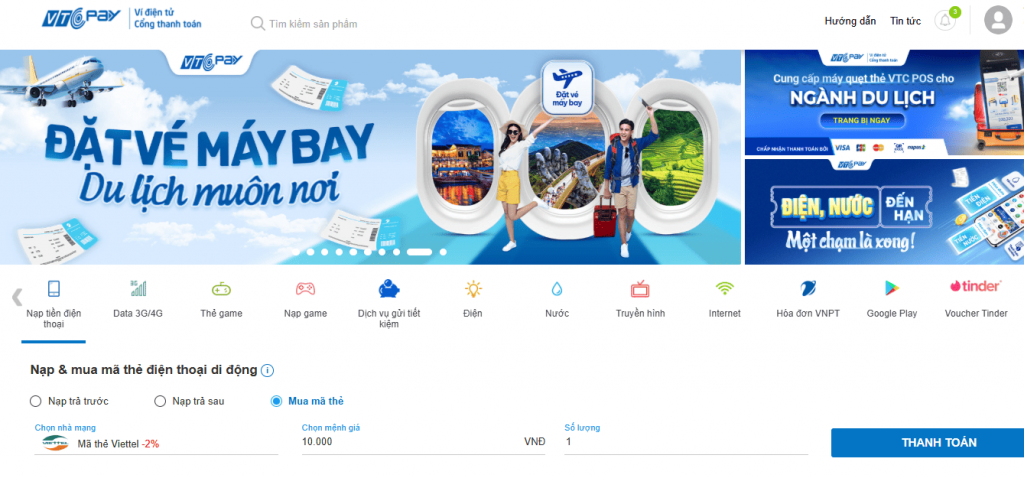 cách nạp tiền điện thoại viettel