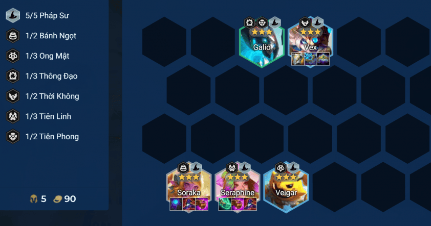 đội hình pháp sư mùa 12