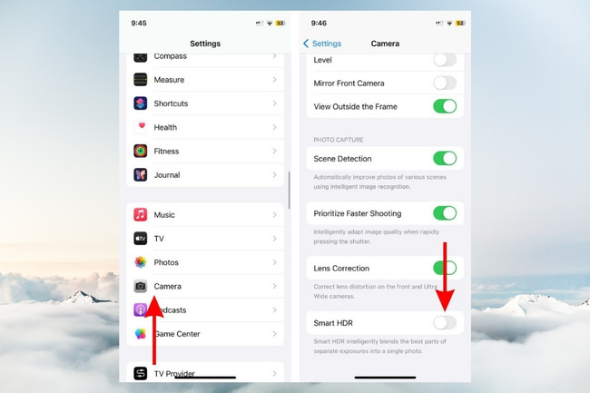 tắt hdr đơn giản