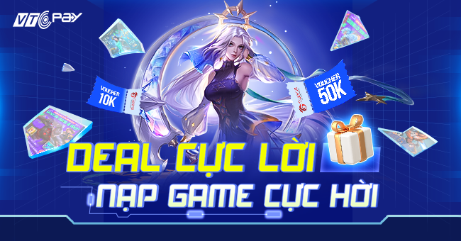 Nạp mã thẻ Garena qua VTC Pay