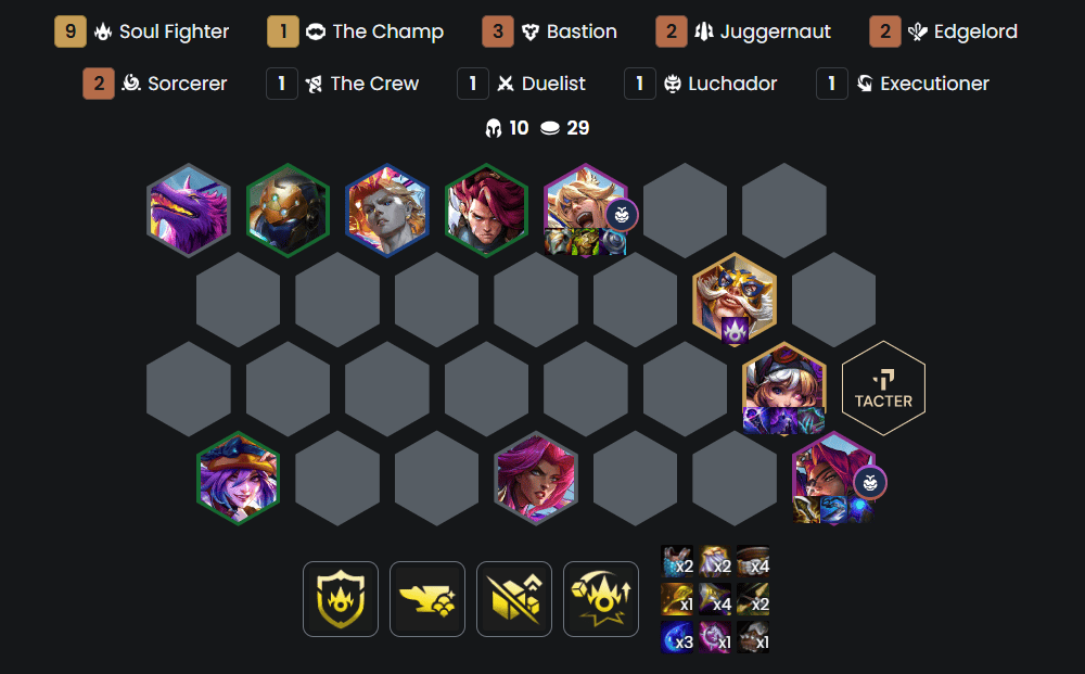 đội hình tft mùa mới nhất