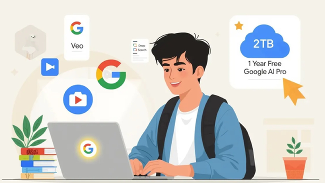 đăng ký Google Gemini Pro cho sinh viên 