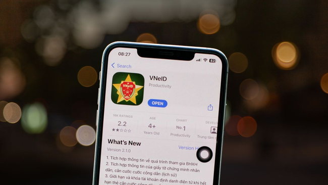 VNeID cập nhật 2 thay đổi