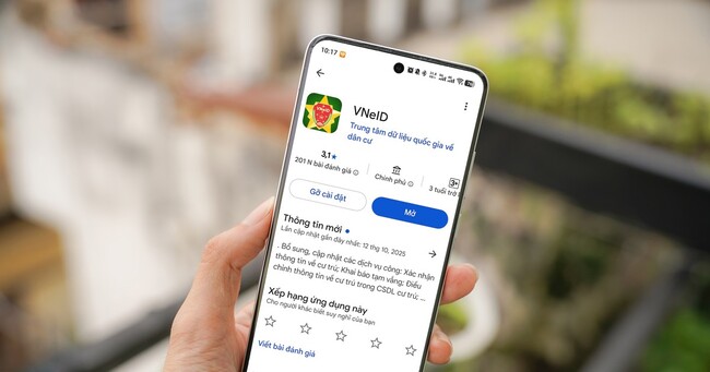 cập nhật lại thông tin cư trú trên vneid