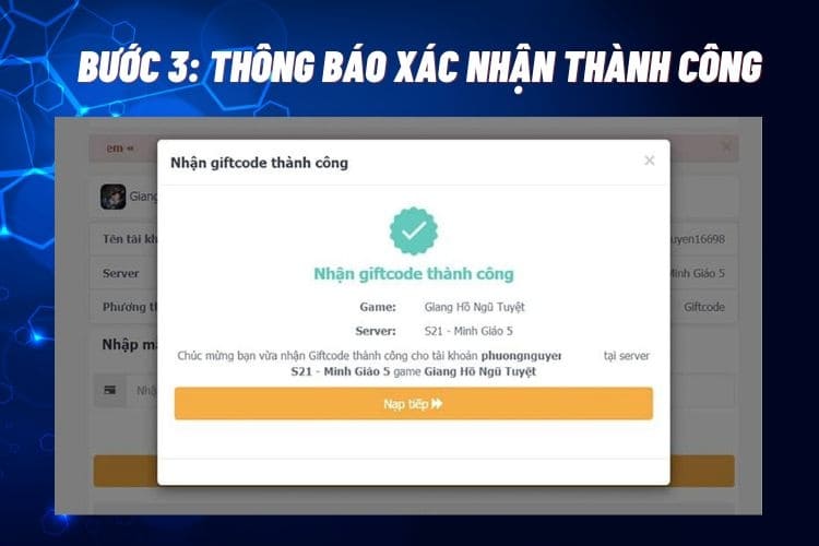 code giang hồ ngũ tuyệt