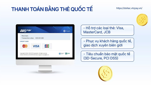 thanh toán bằng thẻ quốc tế