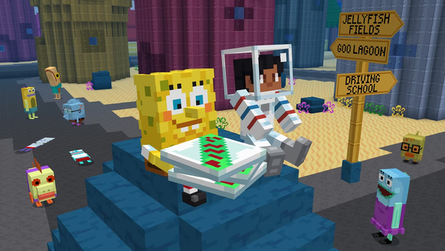 Minecraft x SpongeBob DLC Minecraft x SpongeBob DLC