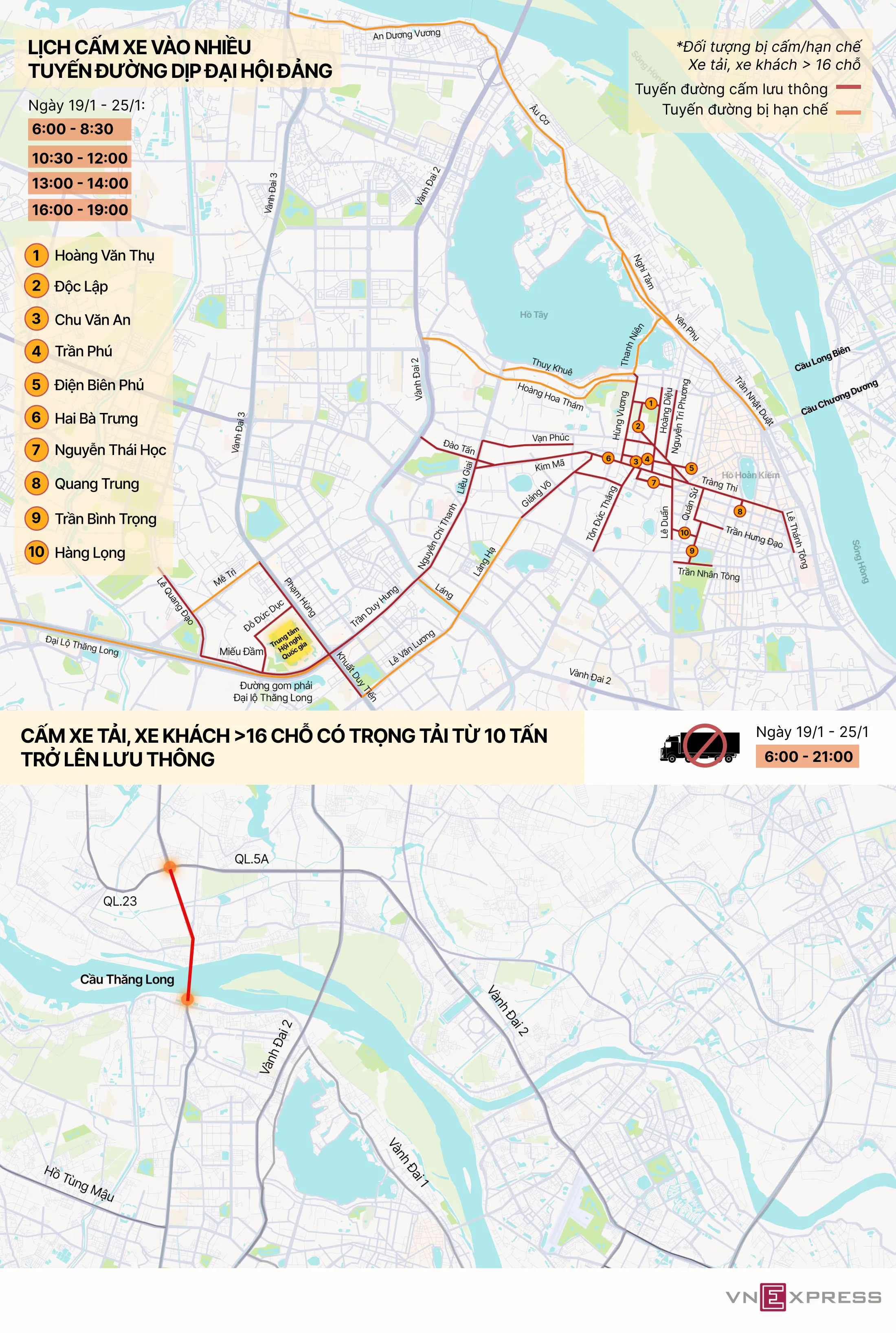 hà nội cấm đường