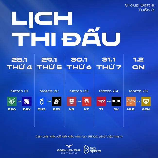 lịch thi đấu lck cup 2026 mới nhất lịch thi đấu lck cup 2026 mới nhất