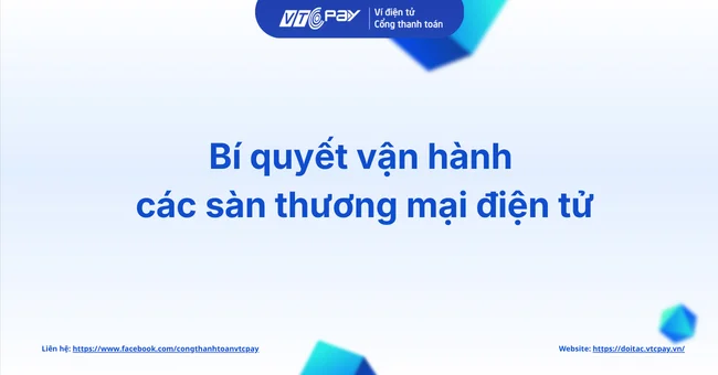 vận hành sàn thương mại điện tử