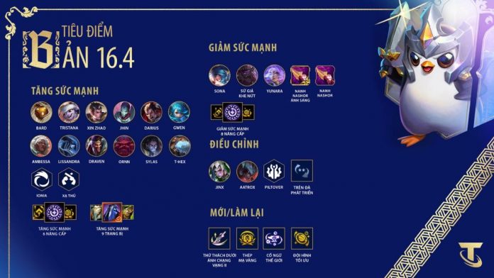 5 đội hình mạnh nhất DTCL 16.4