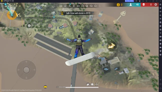 cách hạ cánh free fire