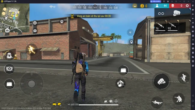 cách hạ cánh free fire