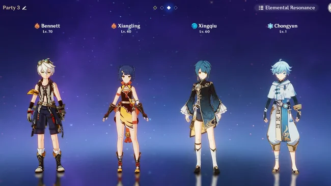 đội hình genshin impact 