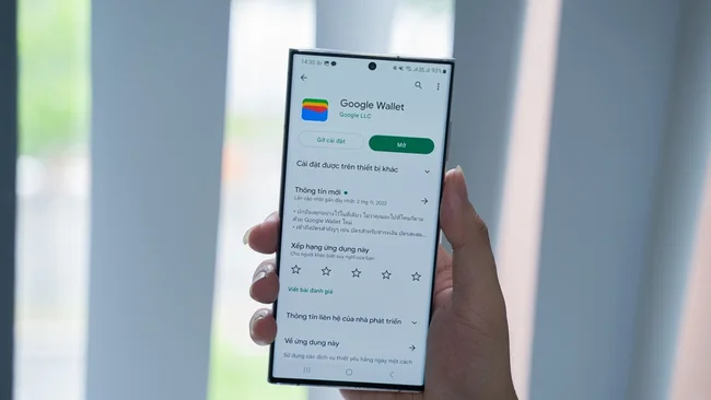 ví điện tử sử dụng nhiều nhất